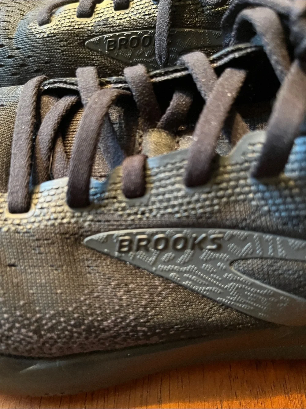 Brooks Ghost 16 Black and Gray Running Shoe